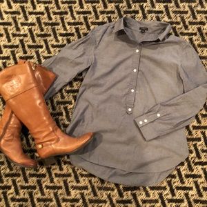 Ann Taylor Pull Over Button Down